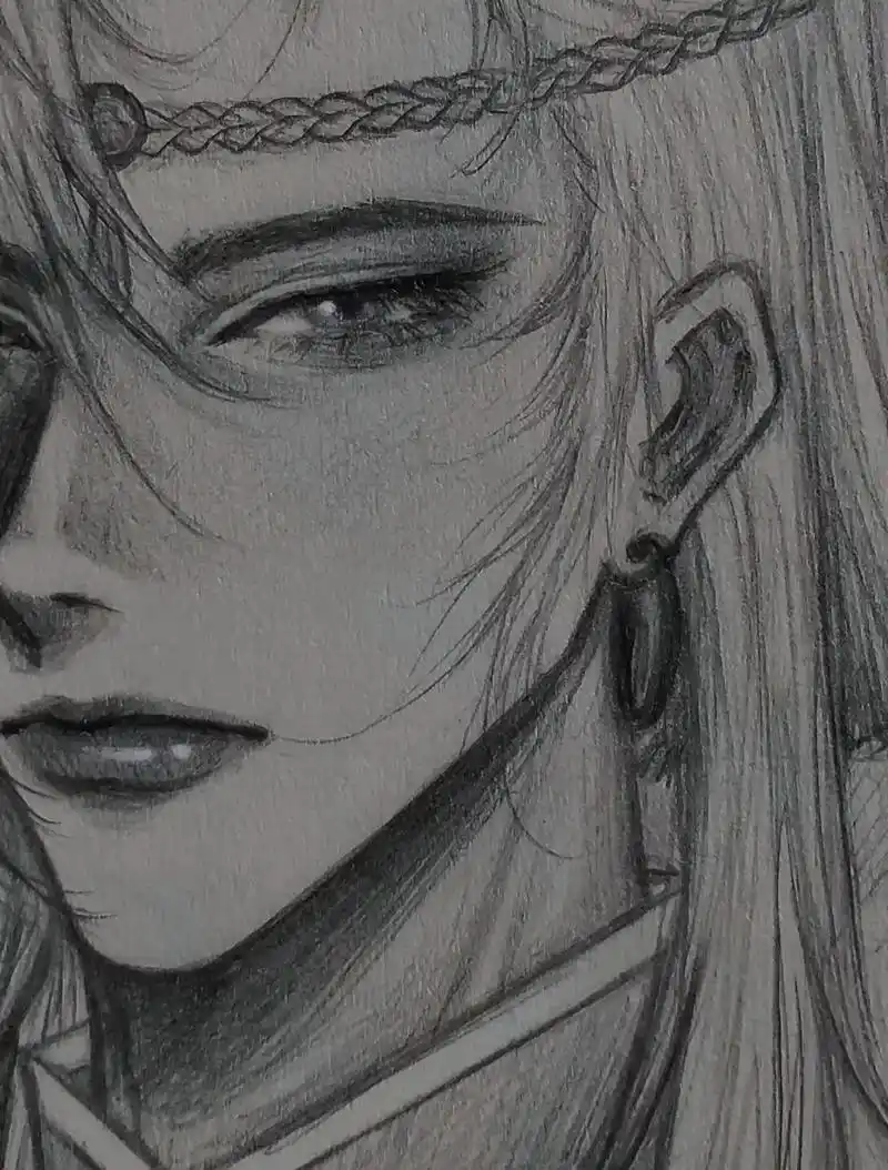 我叫慕容冲,小字凤皇.#慕容冲  #手绘 #铅笔画  #古风 - 抖音