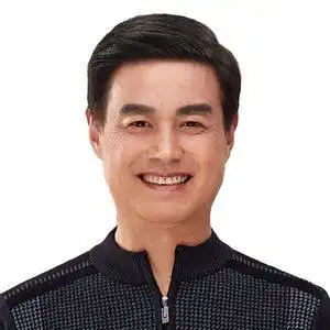 中年男士真发假发短发中老年假发男爸爸帅气发型真人发丝假发头套