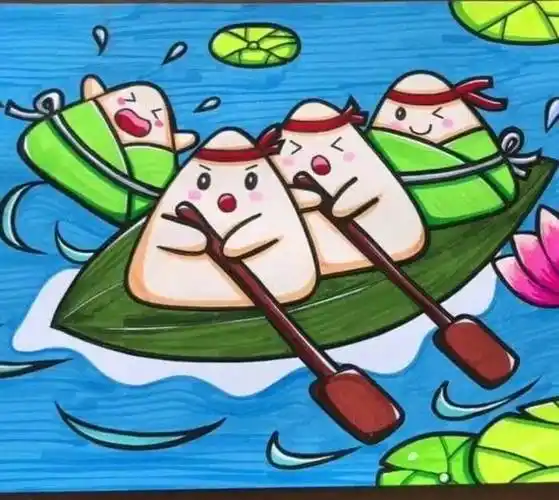 关于端午节的画 关于端午节的画画图片 一等奖