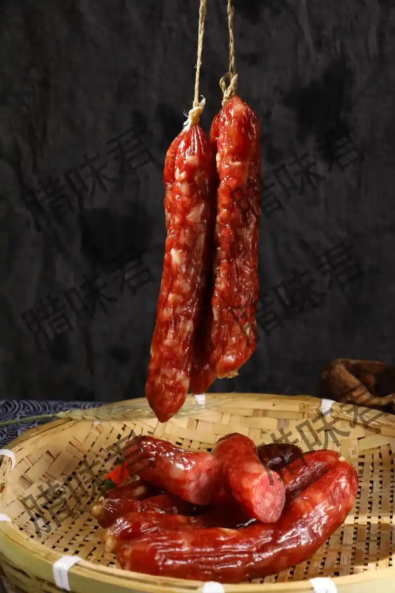 腊味君腊味香肠高清摄影图需要的私信腊味君领取无水印图片喔