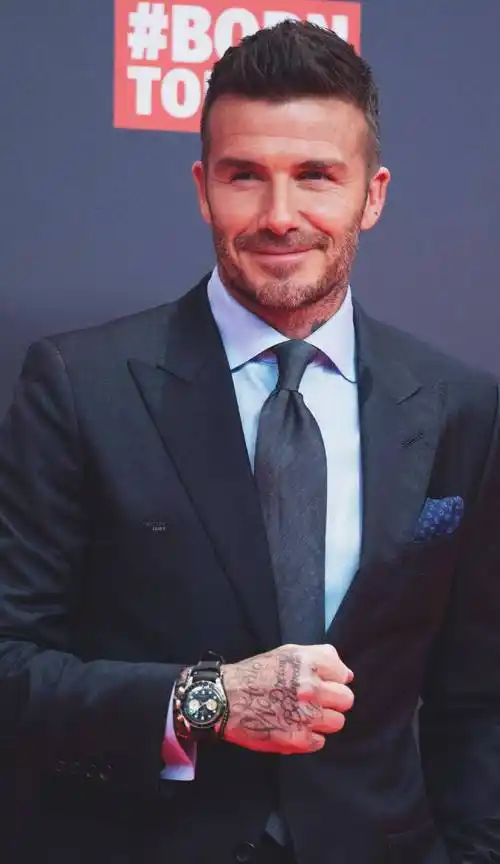 外国明星的络腮胡,就像贝克汉姆这个走到哪里都自带魅力光环的男人,不