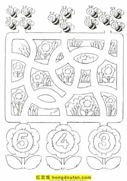 9张适合所有年龄段儿童的免费可打印迷宫游戏图片-红豆饭小学生简笔画