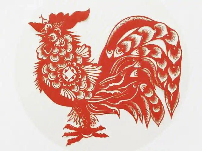 剪纸大公鸡操作步骤分享给大家