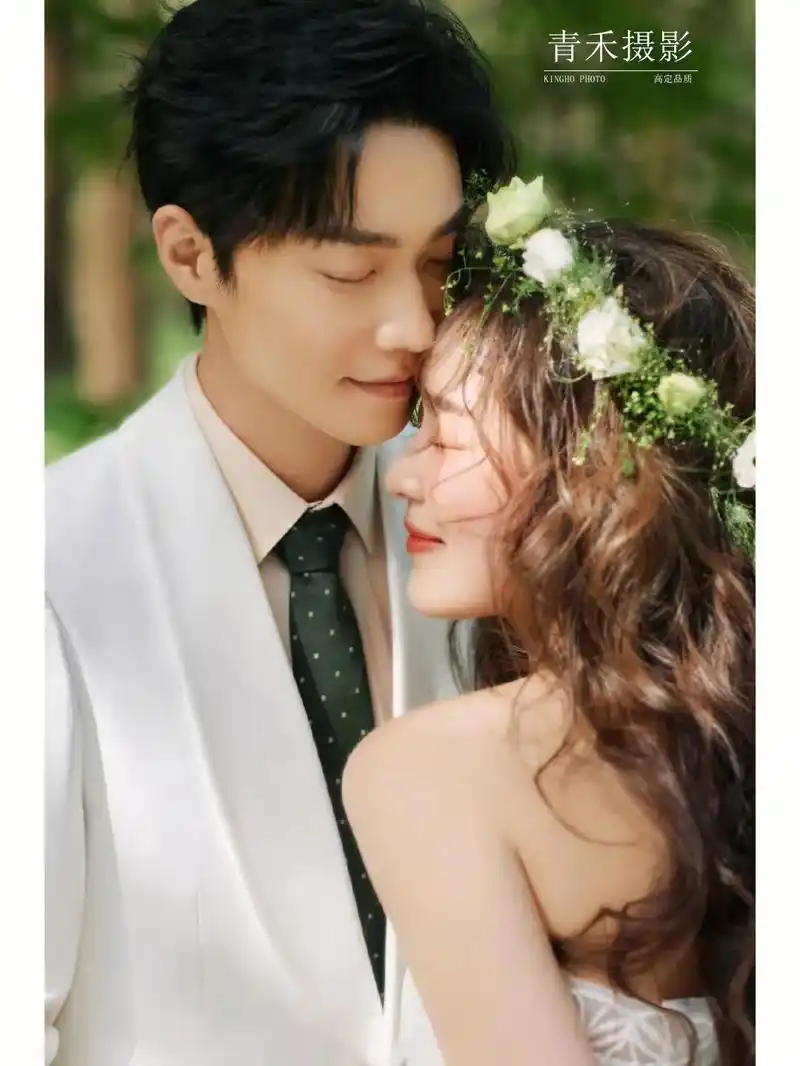 唯美森系婚纱照