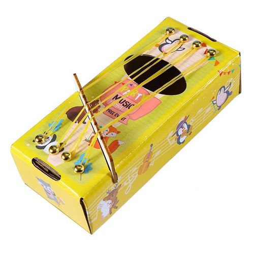 杰森顿儿童废品做手工简单 四年级手工diy乐器小学生乐器制作材料科学