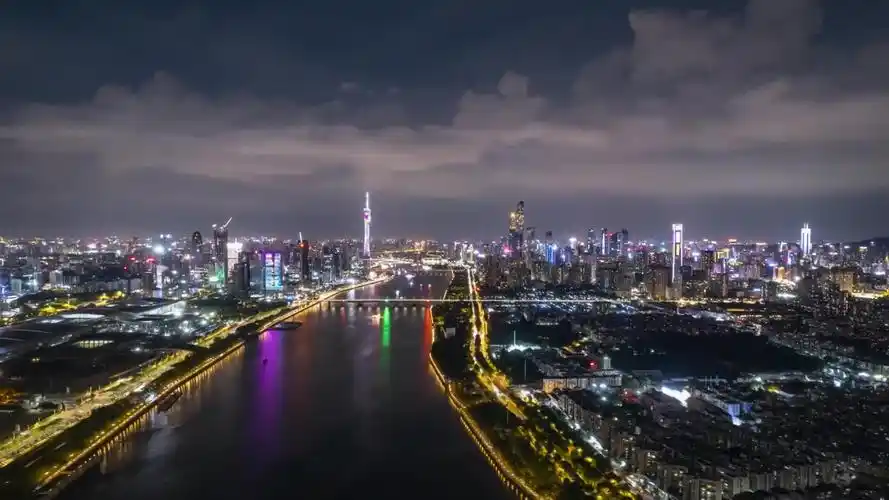 广州夜景视频素材