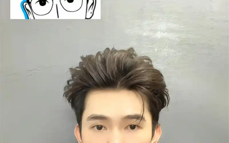 头发不蓬松的男生不妨试试#男生发型 #男生造型 #背头