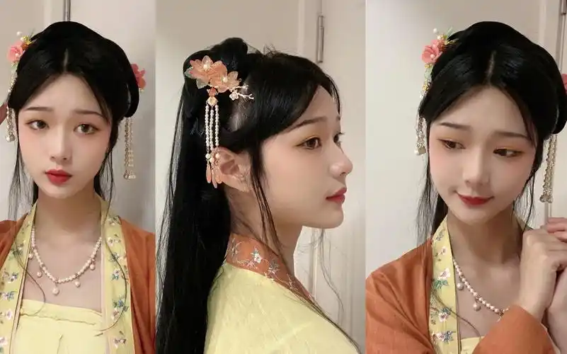 【温婉宋制必备半披发型】只需一根假发片就能搞定