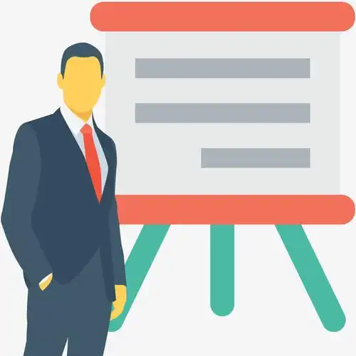 矢量ppt商务人士素材免费下载_觅元素