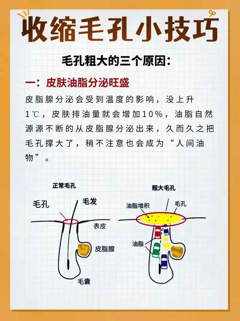 善毛孔粗大问题的小技巧.改.善毛孔的四个小技 - 抖音