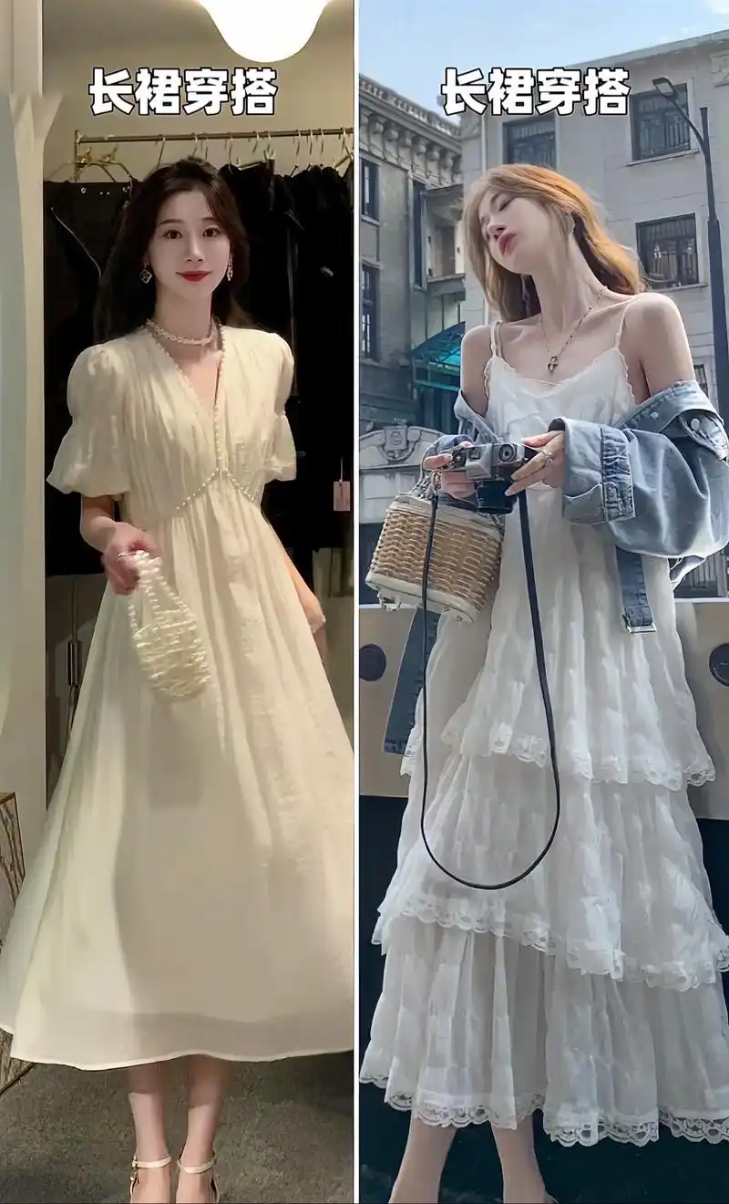 春夏时尚新款裙子.姐妹们,春夏来临,怎么能没有一条好看的裙子 - 抖音