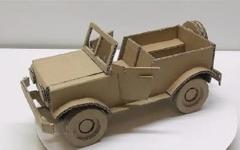 如何用硬纸板制作汽车