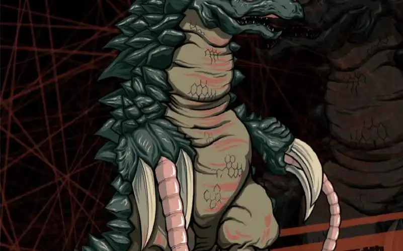 孟四手绘|怪兽图鉴|迪迦篇|嘎地