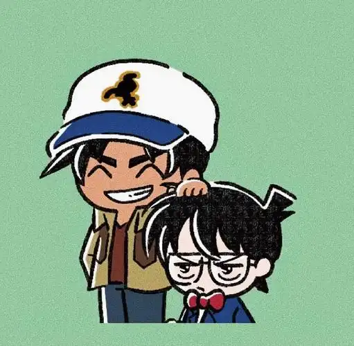 【自修】#名侦探柯南#涂鸦风 q版头像  (请勿商用,拿图点个赞&吱一声
