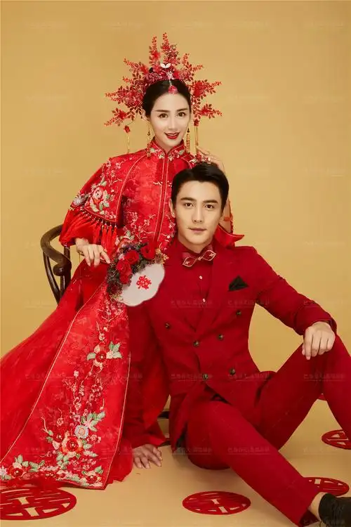 巴黎春天客片|典雅の中式古装婚纱照婚纱照风格欣赏-深圳巴黎春天婚纱