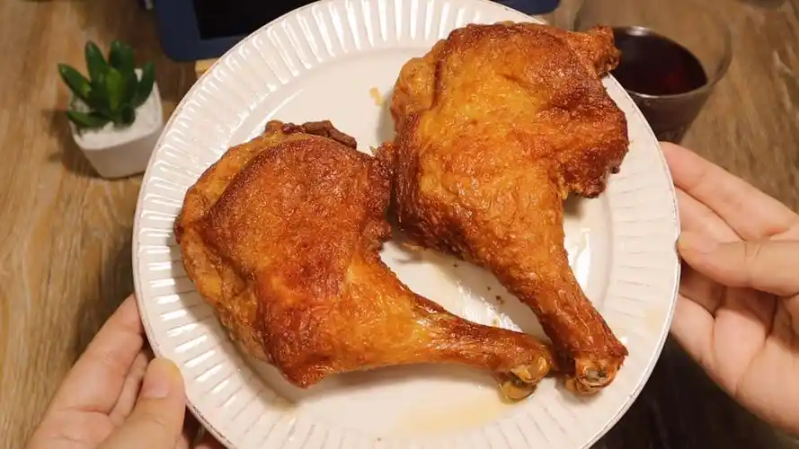 港式炸鸡腿怎么能这么好吃外皮酥脆肉质超鲜嫩多汁冬天完美肥宅美食