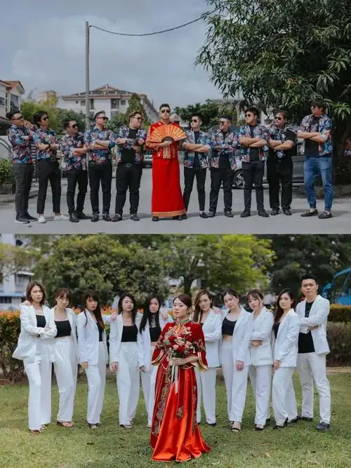 囍61婚礼跟拍 | 伴郎伴娘团这样拍也太帅了90