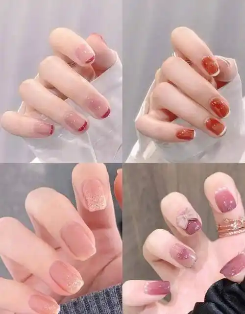 今年夏天流行的"美甲颜色",显白又高级~_肤色_女生_粉色