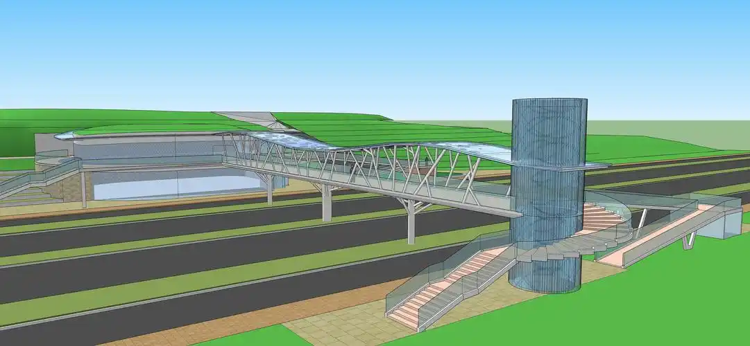 人行天桥设计方案