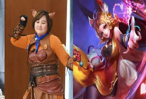 原创贾玲cosplay肉装雅典娜也就算了肉装的妲己就有点说不过去了