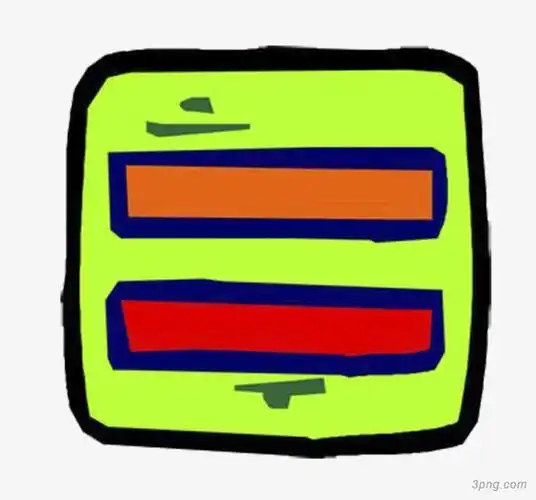 创意等于号png素材透明免抠图片-艺术字集-三元素3png.com