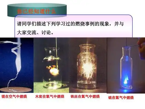 常见的化学反应——燃烧(课时一)ppt