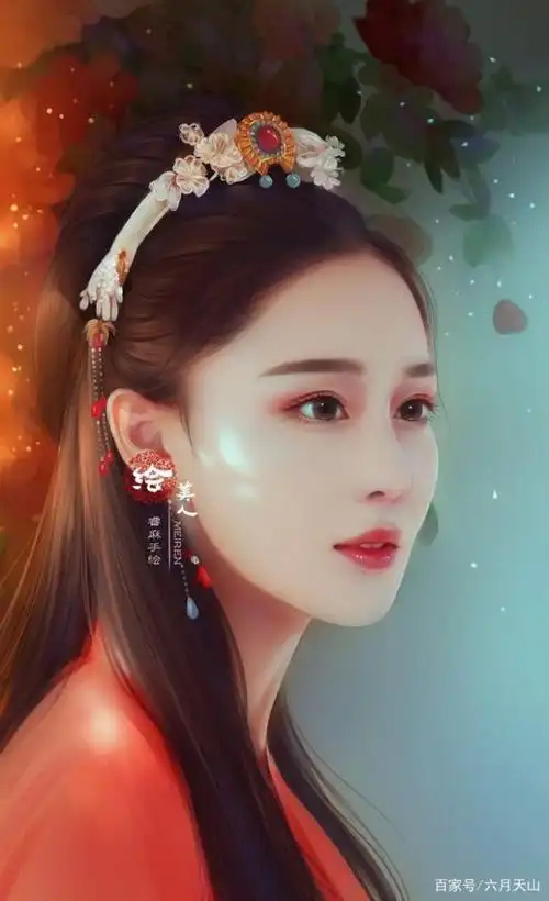 女星古装手绘,这颜值是神仙打架吧