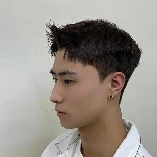 男生全头服帖烫