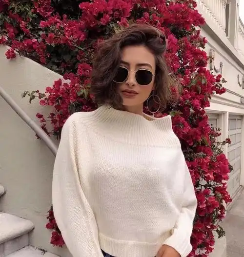 慵懒风欧美复古短卷发