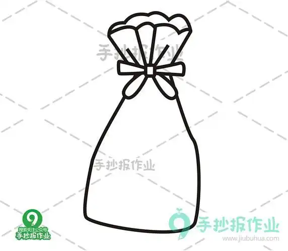 糖袋简笔画的