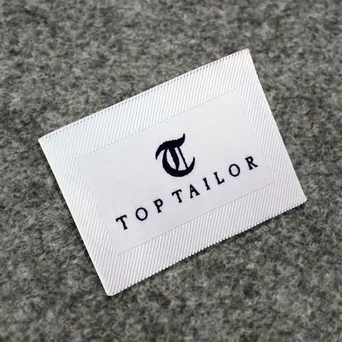 高纬密织标做 服装领标织唛 服饰商标 尺码标