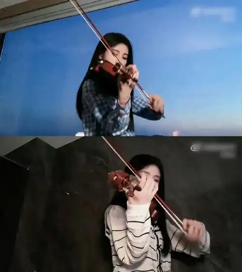鞠婧祎晒小提琴库存vlog