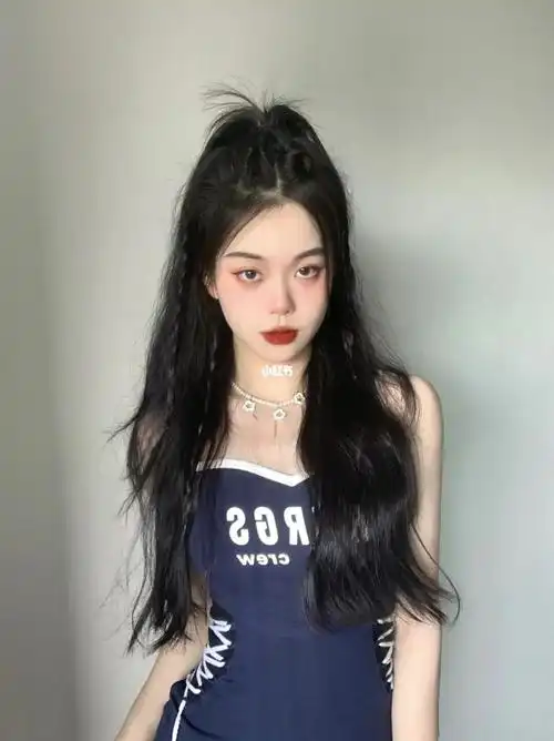 甜酷girl女团半扎高马尾有手就会编发教程