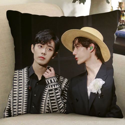 2022新款博君一肖抱枕定制双面人形玩偶定制陈情令周边王一博肖战枕头