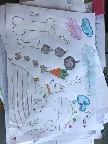 三亚市实验小学五(2)班阳光课程之英语电影海报