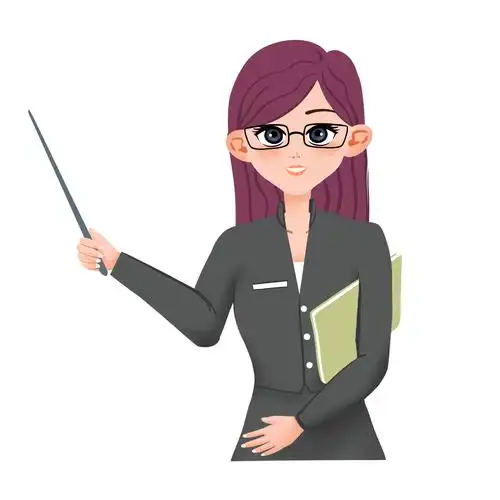 女老师演讲表情包gif动态图