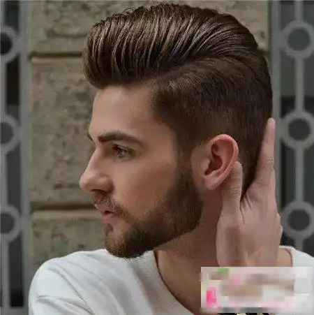 做精致型男留all back发型 潮男大背头发型图片(2)