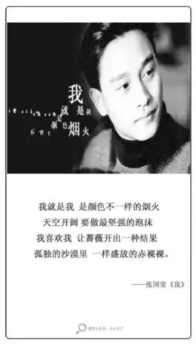 张国荣我就是我是颜色不一样的烟火