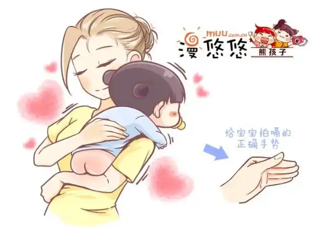 给宝宝拍奶嗝的正确方法_新生儿拍奶嗝的正确姿势怎么做 - 新生儿知识