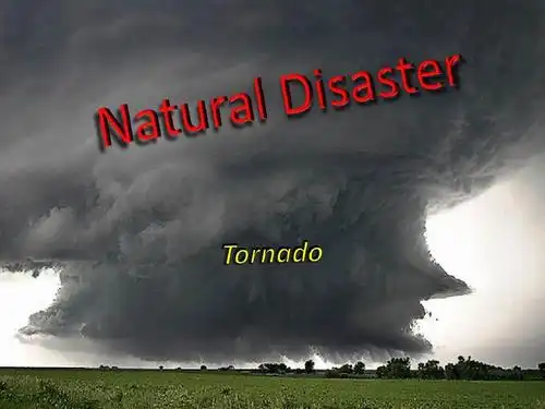 natural disaster(tronado)ppt