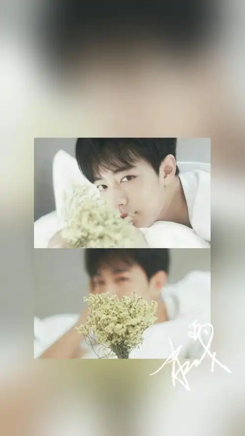 肖战,有钱哥哥.(ω)下面那个是签名,从海报里抠出来的.