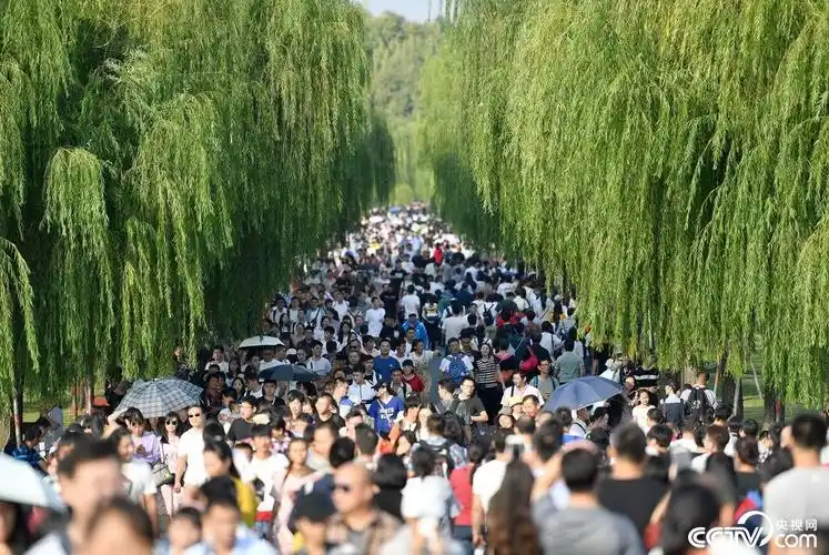 国庆假期各地景区"人山人海"