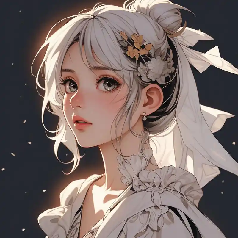 仙气可爱动漫女生头像93 女孩子果然都是美好又可爱,让人想一亲芳泽