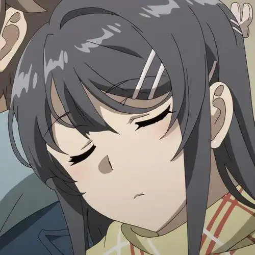 《青春猪头少年》樱岛麻衣学姐高清自剪头像,人活着就是为了?