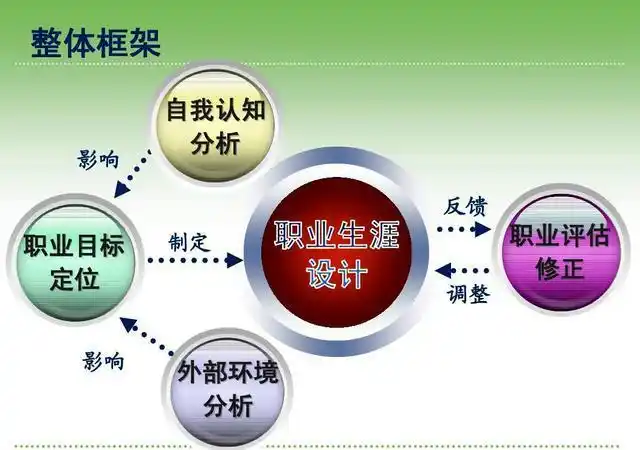 职业生涯设计的基本框架,掌握职业生涯规划的流程.