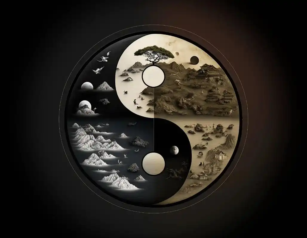 太极阴阳八卦.《周易·系辞下》云: "古者包牺氏之王天下也, - 抖音