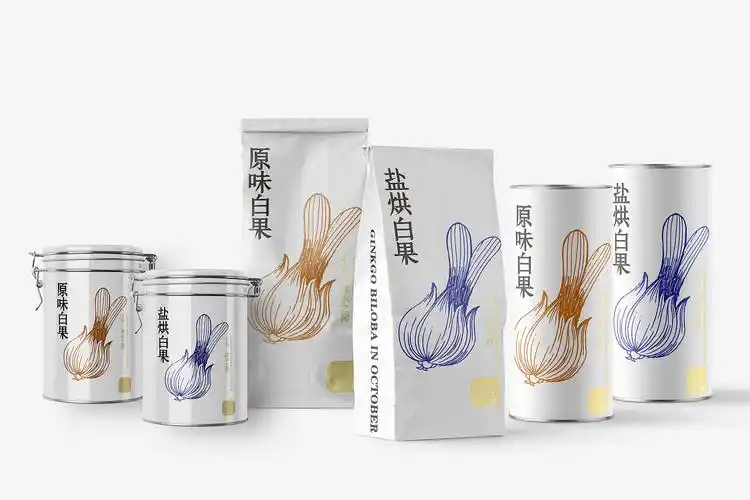 银杏 简约 包装设计