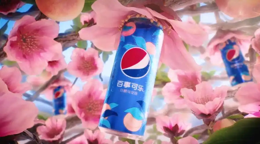 百事可乐太汽系列白桃乌龙茶