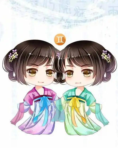 双子星座图 双子星座图标星座的样子