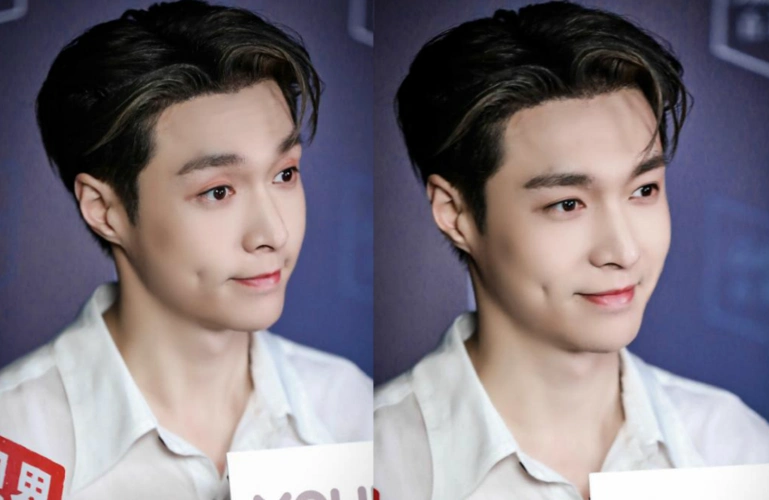 张艺兴活动造型释出白衬衫油头帅出天际小酒窝太犯规了